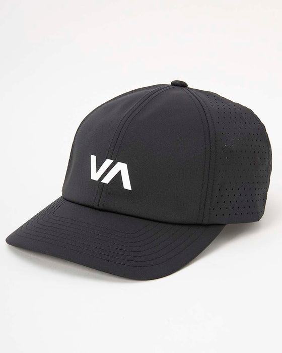 RVCA SPORT メンズ VENT CAP II キャップ BLK 【2024年秋冬モデル】