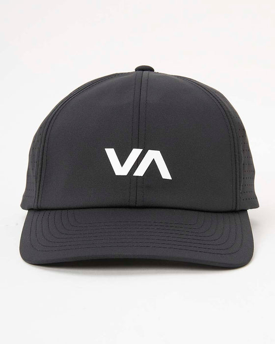 RVCA SPORT メンズ VENT CAP II キャップ BLK 【2024年秋冬モデル】