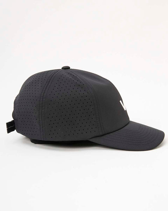 RVCA SPORT メンズ VENT CAP II キャップ BLK 【2024年秋冬モデル】