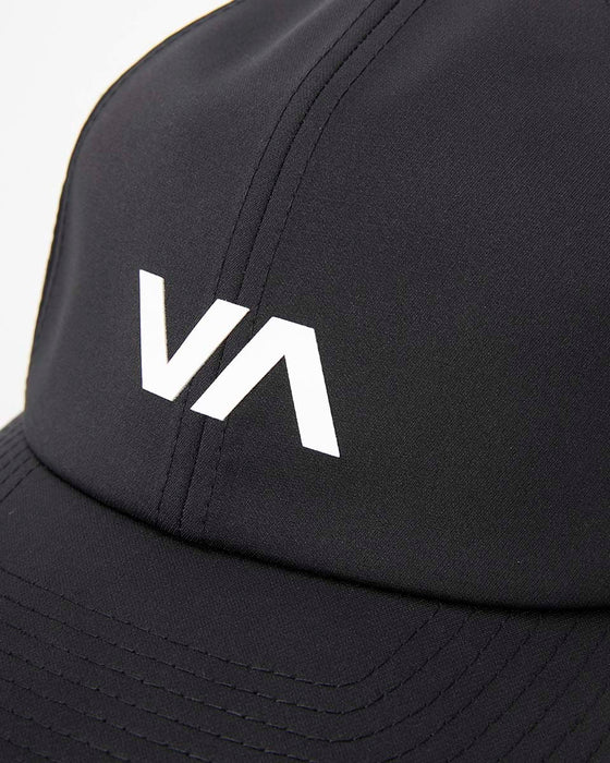 RVCA SPORT メンズ VENT CAP II キャップ BLK 【2024年秋冬モデル】