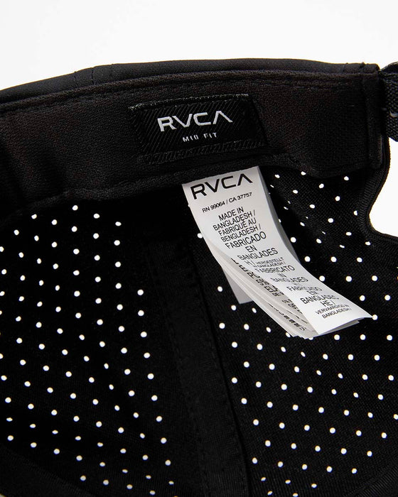 RVCA SPORT メンズ VENT CAP II キャップ BLK 【2024年秋冬モデル】