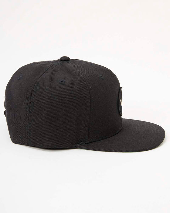 RVCA メンズ VA PATCH SNAPBACK キャップ BLK 【2024年秋冬モデル】