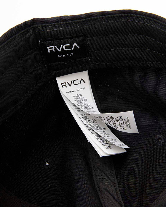 【SALE】RVCA メンズ SAND STORM SNAPBACK キャップ BLK 【2024年秋冬モデル】