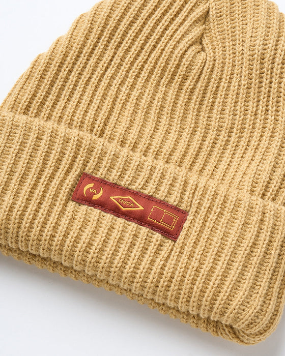 【OUTLET】RVCA メンズ STACKED BEANIE ビーニー CKT0 【2024年秋冬モデル】