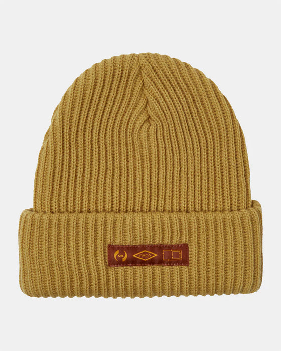 【OUTLET】RVCA メンズ STACKED BEANIE ビーニー CKT0 【2024年秋冬モデル】