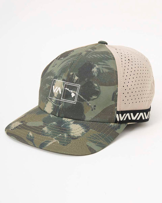 【SALE】RVCA SPORT メンズ FLORAL CAMO VENT CAP キャップ TLD7 【2024年秋冬モデル】