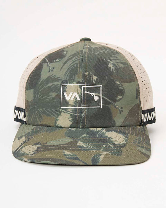 【SALE】RVCA SPORT メンズ FLORAL CAMO VENT CAP キャップ TLD7 【2024年秋冬モデル】