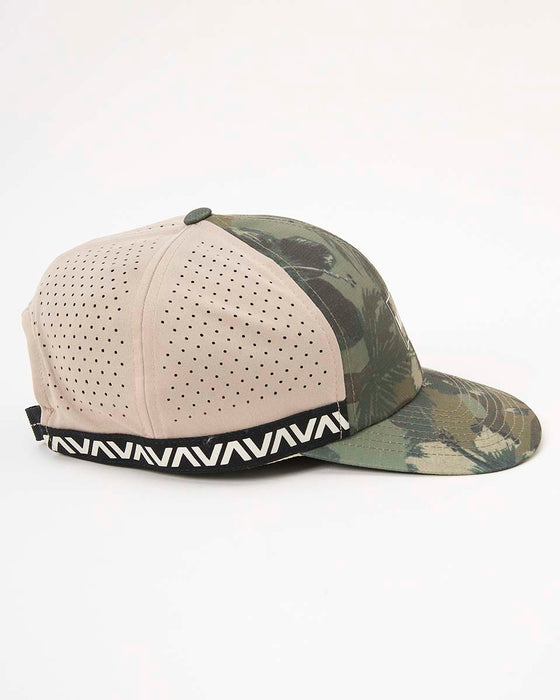 【SALE】RVCA SPORT メンズ FLORAL CAMO VENT CAP キャップ TLD7 【2024年秋冬モデル】