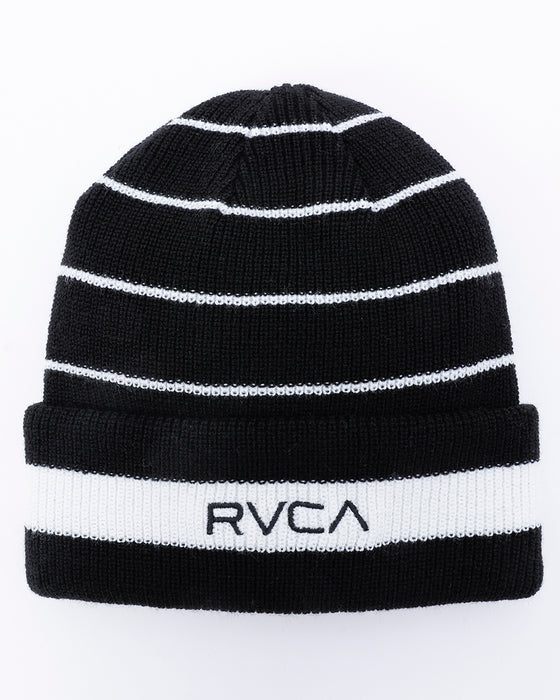 RVCA メンズ REVERSIBLE BEANIE ビーニー BLK 【2024年秋冬モデル】 F / BLK