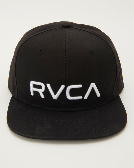 RVCA メンズ RVCA TWILL SNAPBACK キャップ BLK 【2024年秋冬モデル】 F / BLK