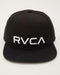 RVCA メンズ RVCA TWILL SNAPBACK キャップ BLK 【2024年秋冬モデル】 F / BLK