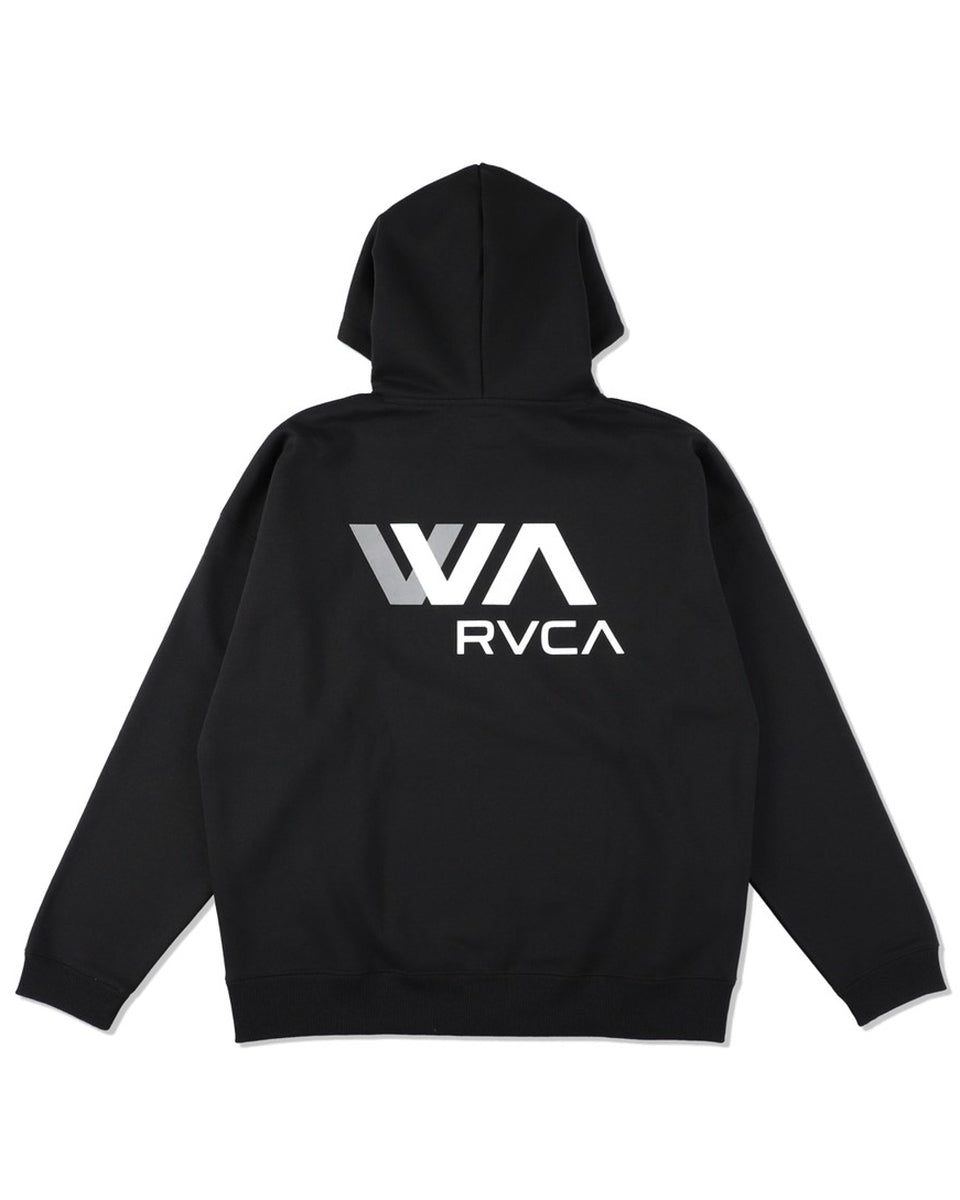OUTLET】RVCA メンズ WIND AND SEAXHOODIE パーカー BLK 【2024年秋冬