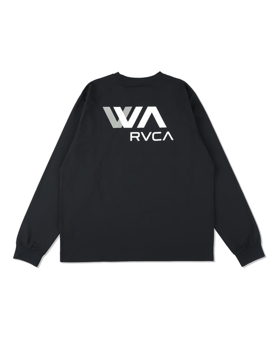 RVCA メンズ WIND AND SEAXLS TEE ロンＴ BLK 【2024年秋冬モデル】