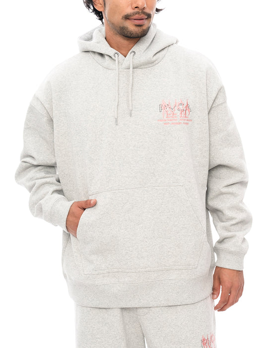 ◆2025年カレンダープレゼント◆【オンライン限定】RVCA メンズ METALURGY HOODIE パーカー HGR 【2024年秋冬モデル】