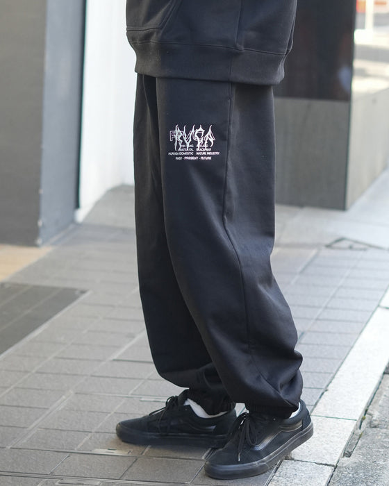 オンライン限定】RVCA メンズ METALURGY SWEAT PANT セットアップボトムス BLKM 【2024年秋冬モデル】