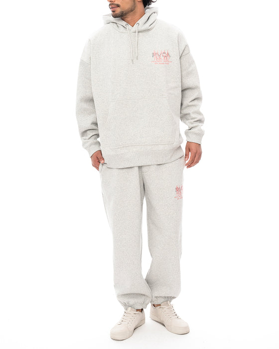 【オンライン限定】RVCA メンズ METALURGY SWEAT PANT セットアップボトムス HGR 【2024年秋冬モデル】