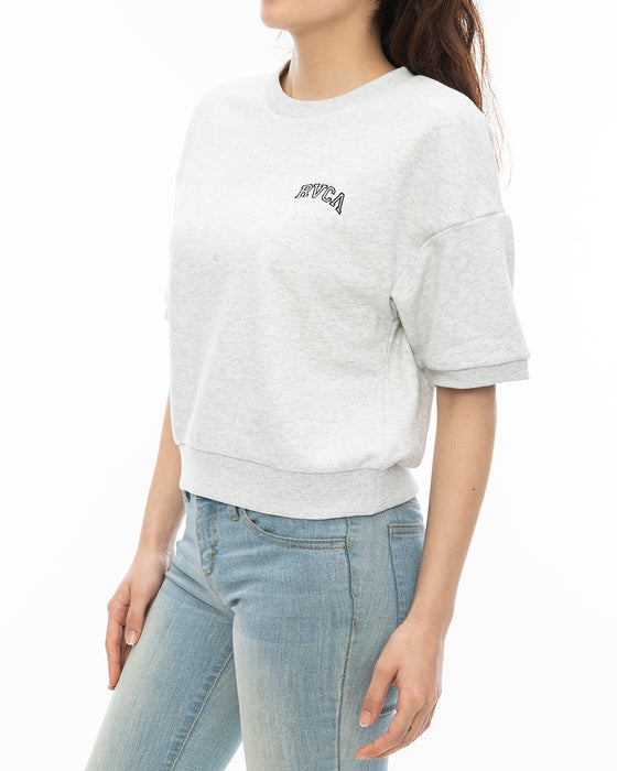 【SALE】RVCA レディース ARCH MINI RVCA SWEAT ST Ｔシャツ 【2024年春夏モデル】