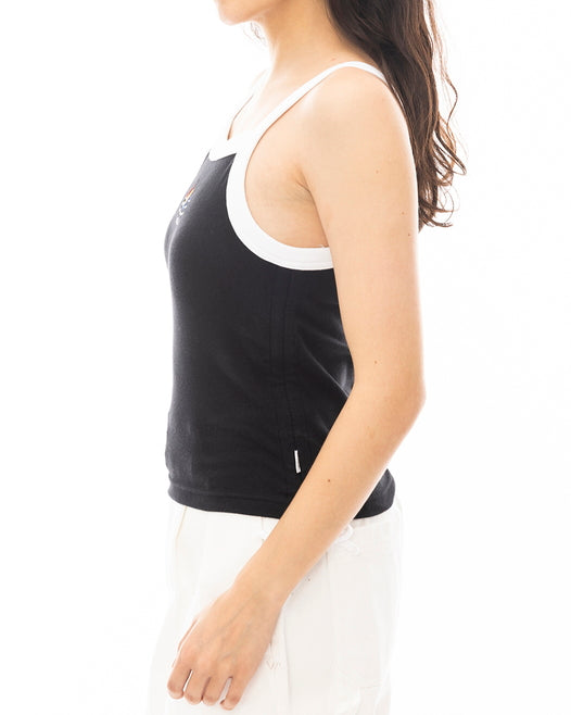 【OUTLET】RVCA レディース KINNEY RIB TANK TOP タンクトップ 【2024年春夏モデル】