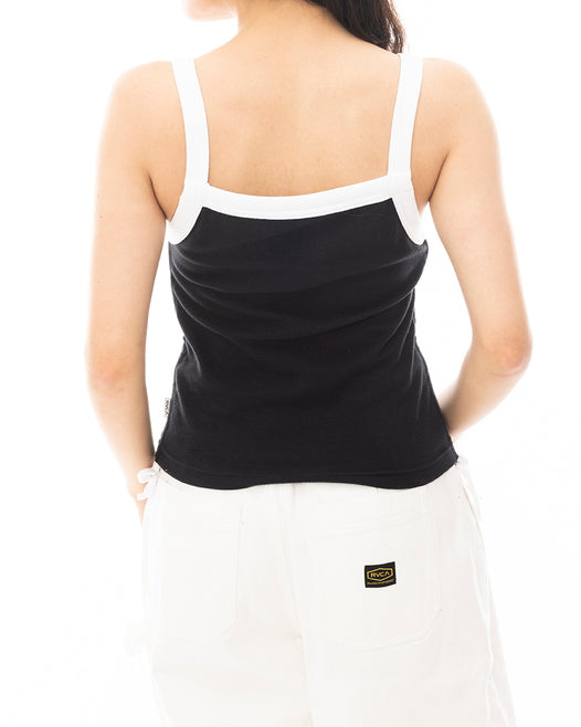 【OUTLET】RVCA レディース KINNEY RIB TANK TOP タンクトップ 【2024年春夏モデル】