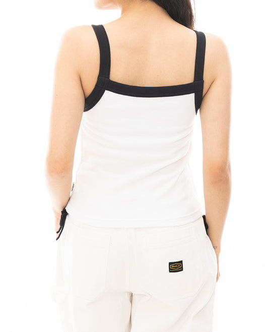 【OUTLET】RVCA レディース KINNEY RIB TANK TOP タンクトップ 【2024年春夏モデル】