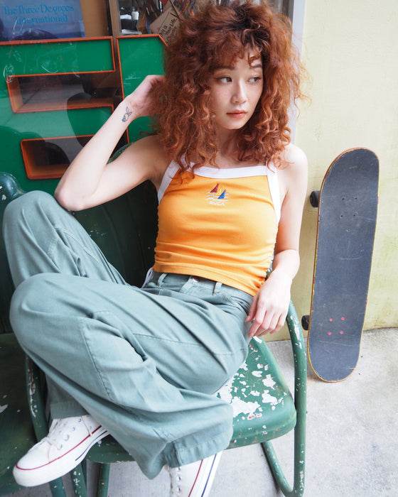【OUTLET】RVCA レディース KINNEY RIB TANK TOP タンクトップ 【2024年春夏モデル】