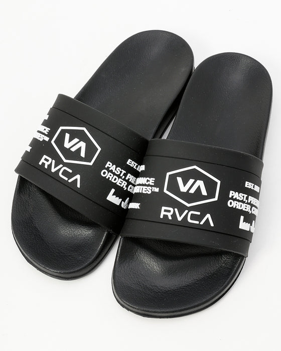 OUTLET】RVCA レディース CHAINMAIL SHOWER SLIDE サンダル 【2024年春夏モデル】