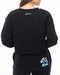 RVCA レディース TOUGH LUCK CROPPED C トレーナー BLK 【2024年秋冬モデル】 M / BLK