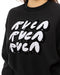 RVCA レディース CLOUDY RVCA CREW トレーナー BLK 【2024年秋冬モデル】 M / BLK