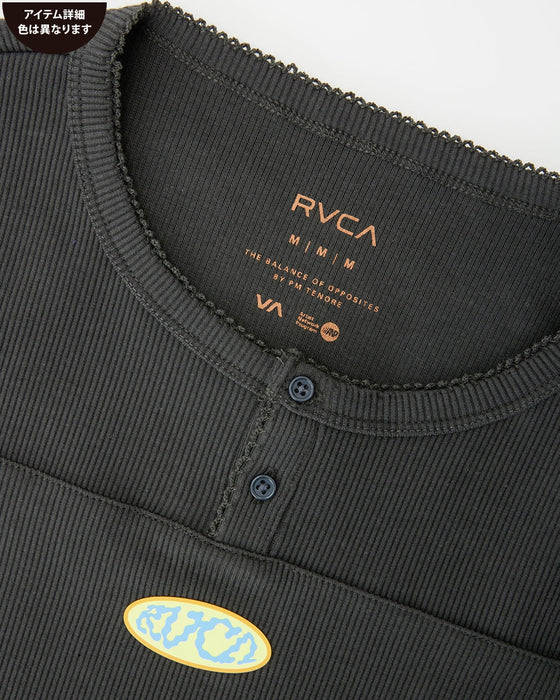 RVCA レディース DISTORT RIB LS ロンＴ BES0 【2024年秋冬モデル】 M / BES0