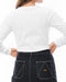 RVCA レディース DISTORT RIB LS ロンＴ WHT 【2024年秋冬モデル】 M / WHT