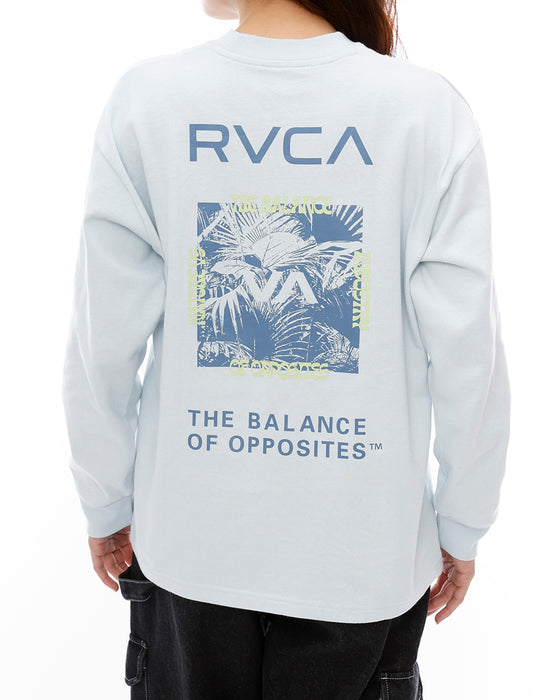 RVCA レディース PALM TREE LEAF BOX L ロンＴ BES0 【2024年秋冬モデル】 M / BES0