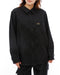 RVCA レディース RECESSION DENIM SHIR 長袖シャツ BLK 【2024年秋冬モデル】 M / BLK