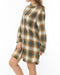 RVCA レディース TWILL CHECK DRESS 長袖シャツ GMV0 【2024年秋冬モデル】 M / GMV0