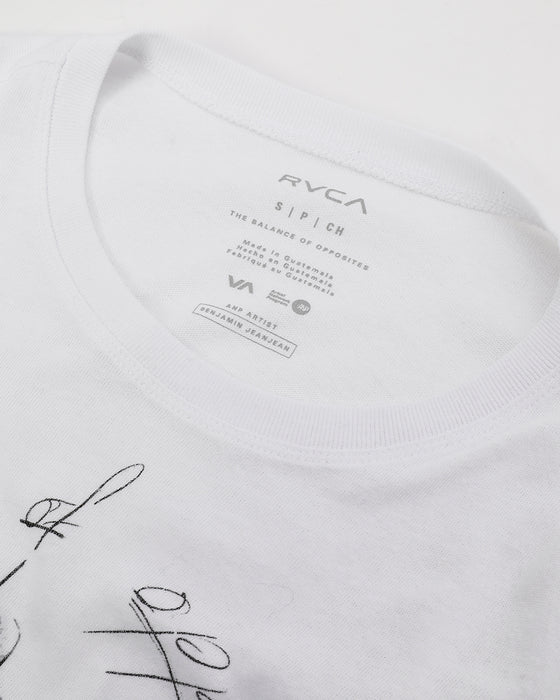 RVCA レディース INVISIBLE MAN Ｔシャツ WHT 【2024年秋冬モデル】 L / WHT