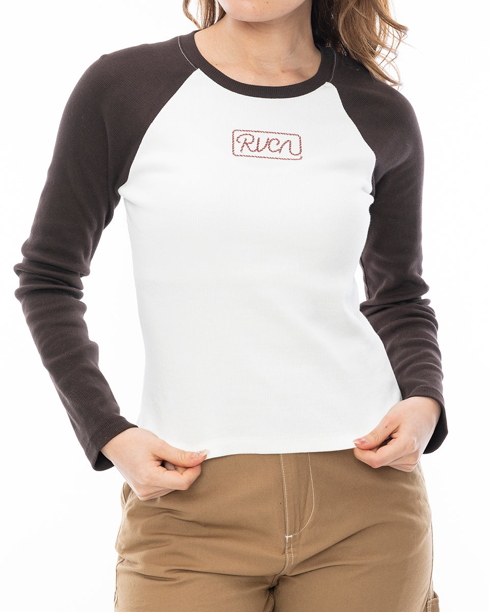 OUTLET】RVCA レディース CLASSIC RAGLAN LS TE ロンT CZH0 【2024年