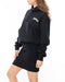 RVCA レディース PASTE UP HOODIE DRES ワンピース BLK 【2024年秋冬モデル】 L / BLK