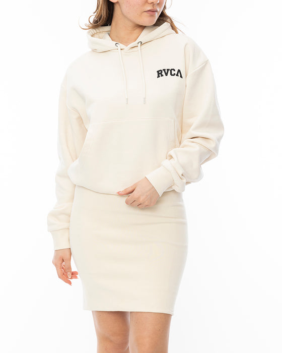 RVCA レディース PASTE UP HOODIE DRES ワンピース WDR0 【2024年秋冬モデル】 L / WDR0