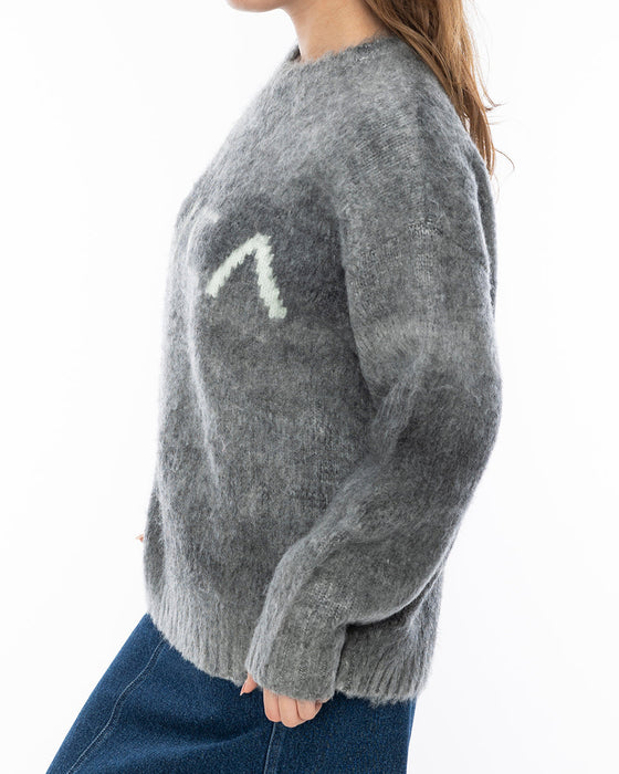 RVCA レディース BIG RVCA KNIT セーター BLK 【2024年秋冬モデル】 L / BLK