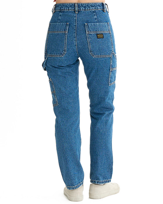 【OUTLET】RVCA レディース RECESSION DENIM PANT デニムパンツ BLI 【2024年秋冬モデル】