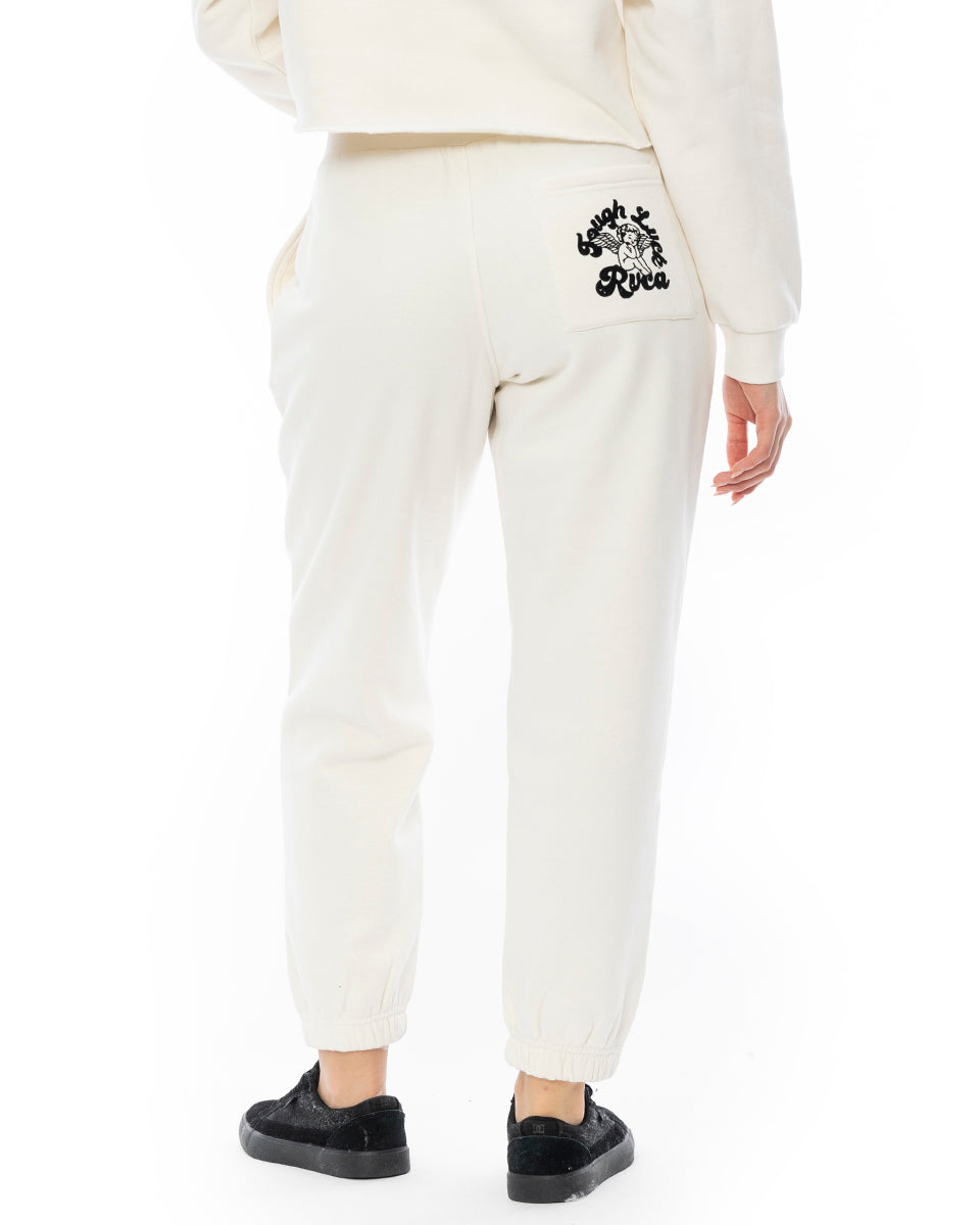 OUTLET】RVCA レディース BOXER SWEAT LONG PAN セットアップボトムス