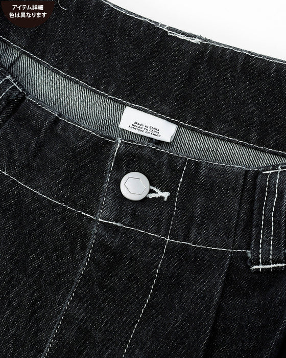 RVCA レディース RECESSION DENIM CARG ロングパンツ BLU 【2024年秋冬モデル】 L / BLU