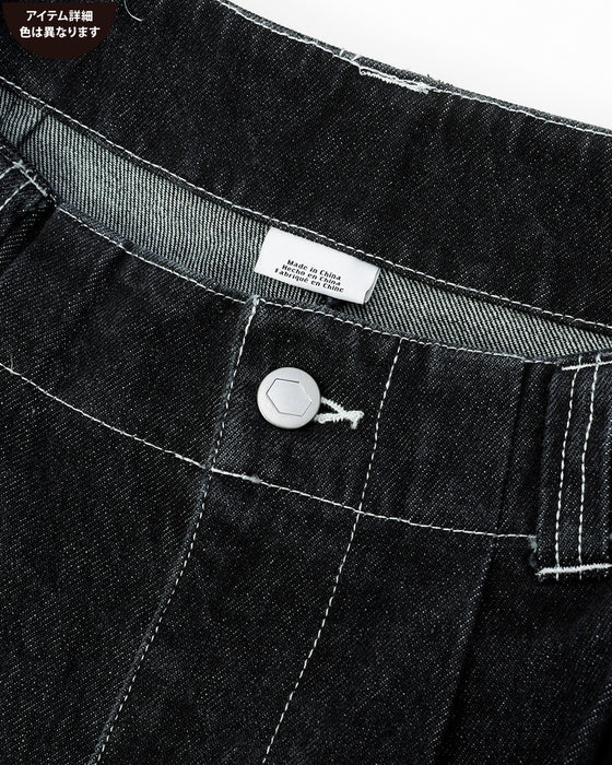 RVCA レディース RECESSION DENIM CARG ロングパンツ BLU 【2024年秋冬モデル】 L / BLU