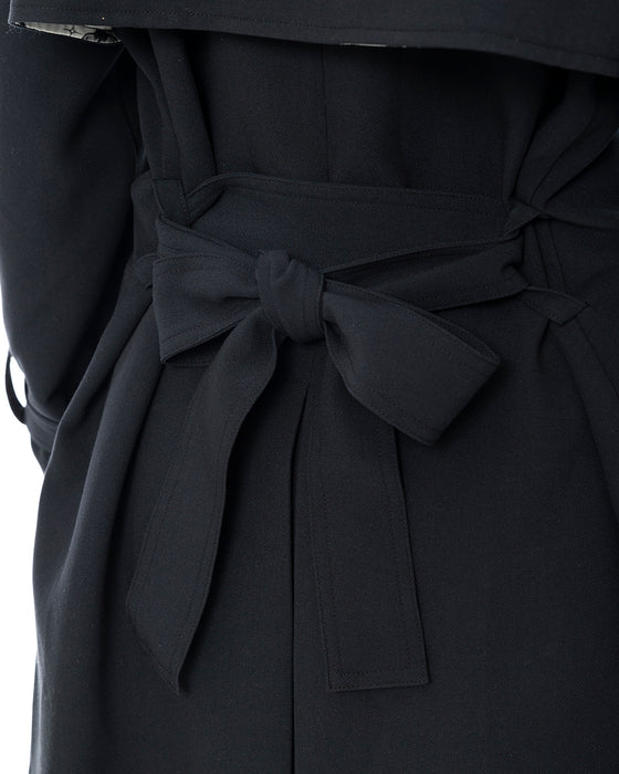 RVCA レディース INVISIBLE MAN TRENCH ジャケット BLK 【2024年秋冬モデル】 L / BLK