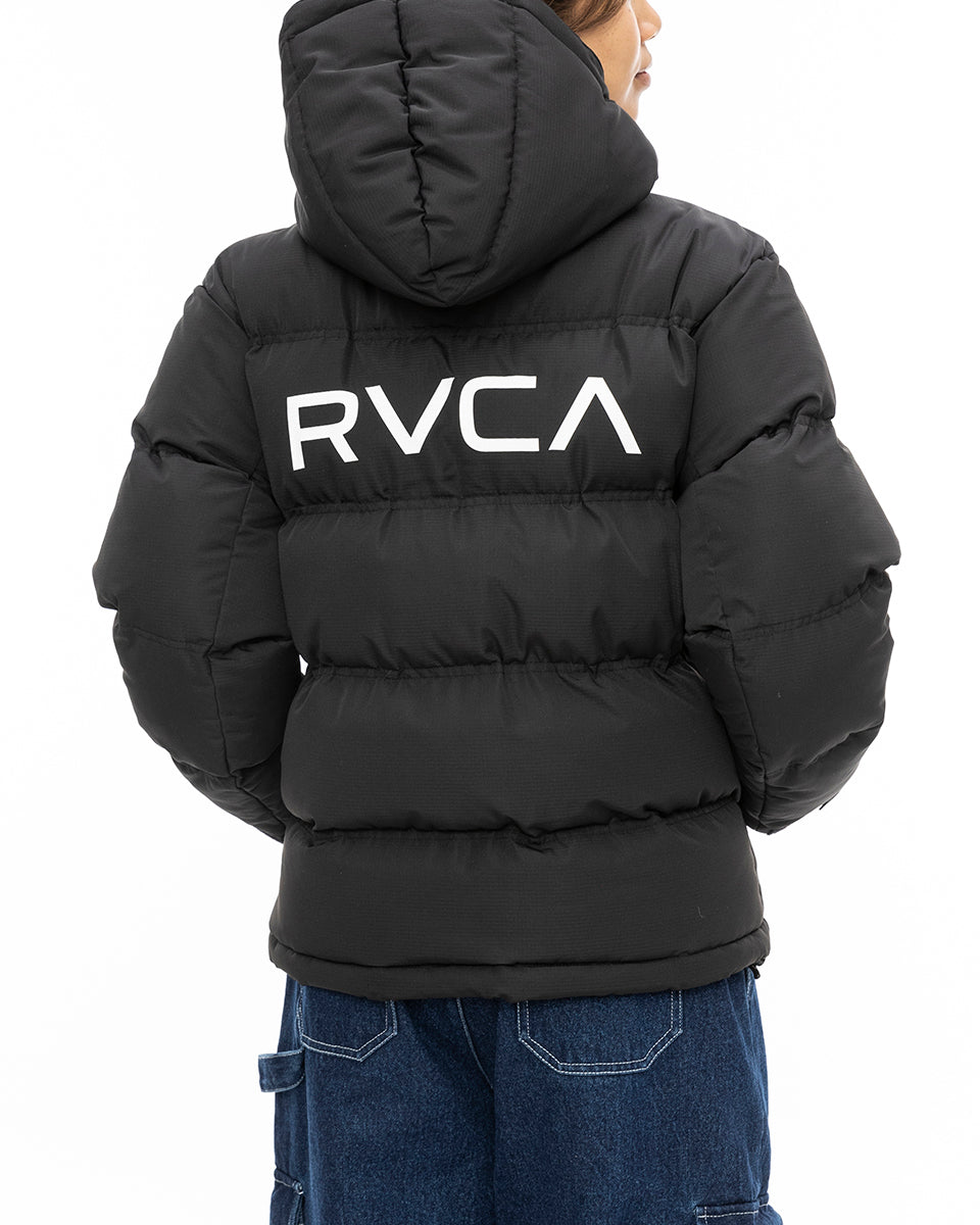 OUTLET】RVCA レディース BALANCE PUFFER HD JK ジャケット BLK 【2024