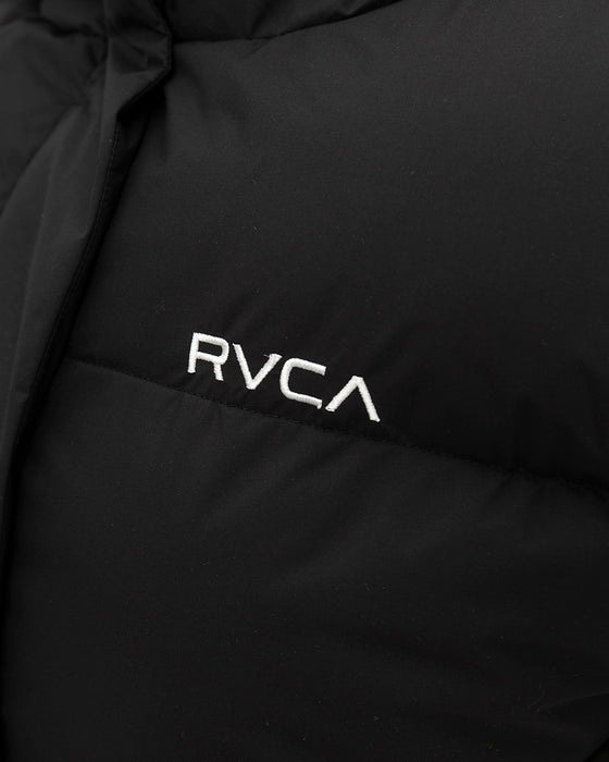 RVCA レディース MINI RVCA SHORT PUFF ジャケット BLK 【2024年秋冬モデル】 M / BLK