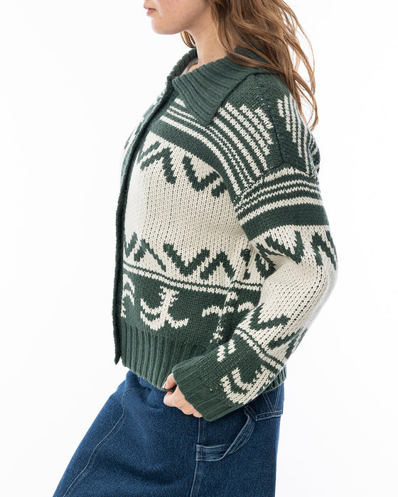 RVCA レディース TIDAL SWEATER セーター GSM0 【2024年秋冬モデル】 M / GSM0