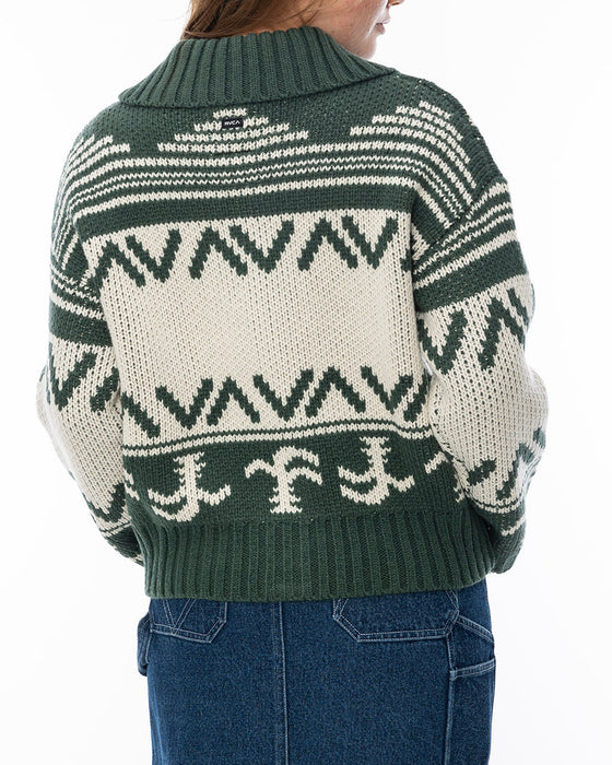 RVCA レディース TIDAL SWEATER セーター GSM0 【2024年秋冬モデル】 M / GSM0