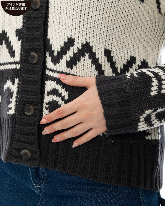 RVCA レディース TIDAL SWEATER セーター GSM0 【2024年秋冬モデル】 M / GSM0