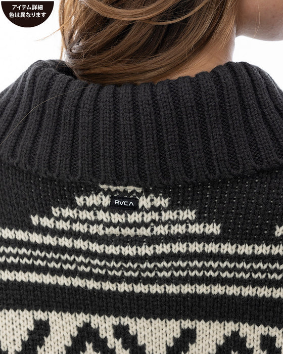 RVCA レディース TIDAL SWEATER セーター GSM0 【2024年秋冬モデル】 M / GSM0