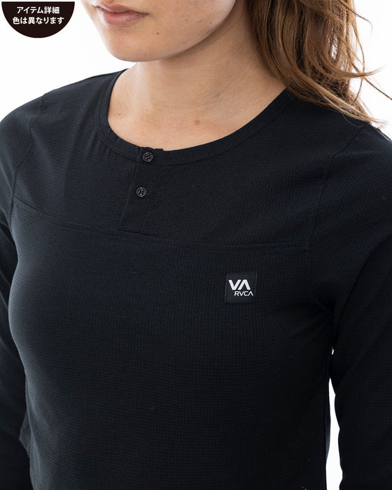 RVCA レディース ELEMENT STREACK LS T ロンＴ WHT 【2024年秋冬モデル】 M / WHT